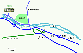ガストホフ夢木香　詳細マップ