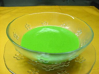 春菊とルッチー豆腐のスープ